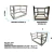 Suporte Vazio Grill Manual 70 x 51cm Aço Inox - comprar online