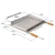 Grelha Parrilla 30x40cm Argentina Inox Cabo de Madeira - Pantheon Inox
