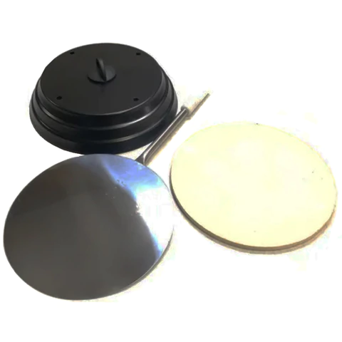 Kit Pizza Churrasqueira Com Pedra Refratária + Pá De Inox + Abafador