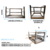 Suporte de Bancada para Churrasqueira 60x45 Gourmet Aço Inox Pantheon Cód. 910M 50R - Pantheon Inox