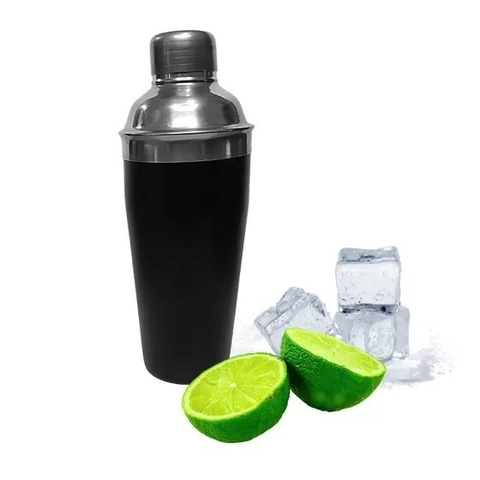 Coqueteleira Inox Noir Preto Fosco 500ml - Cód IXB04019