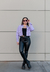 Campera cargo lila - tienda online