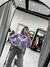 Campera cargo lila