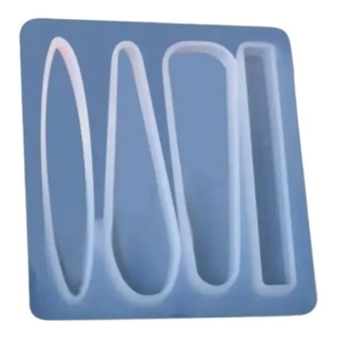 Molde De Silicona Para Hebilla Broche Pinza Resina M2