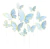 Topper Mariposa Para Torta X12 Unidades Reposteria Color Celeste