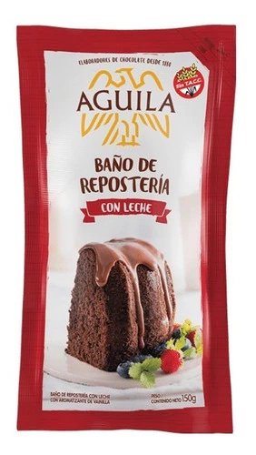 Baño De Reposteria Aguila Chocolate Con Leche Mediano 150gr