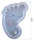 Molde De Silicona Pie Bebe Para Dije Llavero Resina - comprar online