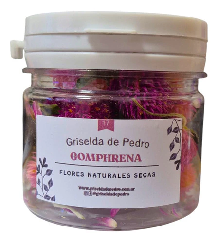 Flores Organicas Comestible Gomphrena Reposteria