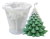 Molde Silicona Para Vela Arbol De Navidad Pino 3d Navideño