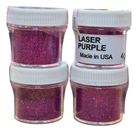 Glitter Brillantina Comestible Purple Violeta King Dust