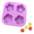 Molde Silicona X4 Flores Para Jabones Velas