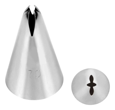 Pico Boquilla N° 70 Hoja Repostería Decoración