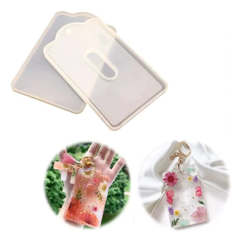 Molde Silicona Porta Tarjeta Sube Credencial Para Resina