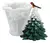 Molde Silicona Para Vela Arbol De Navidad Pino 12cm Grande Navideño - comprar online