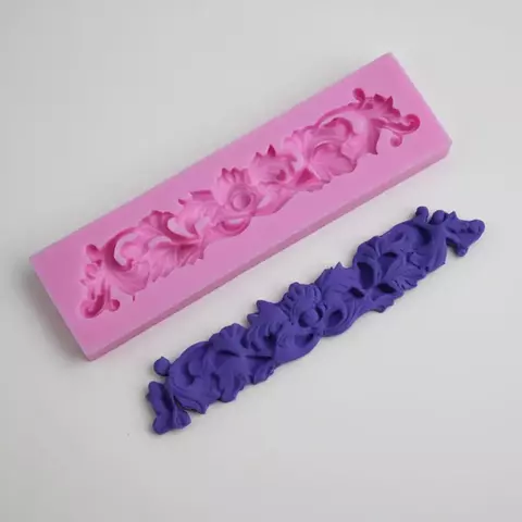 Molde Silicona Moldura Guarda Barroco - comprar online