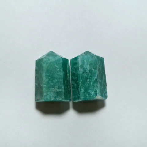 Par Pontas Amazonita 1,6cm