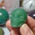 Crânio no Quartzo Verde 2,1cm - comprar online