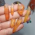 Lote Pontas Quartzo Tangerina 10 2,2-3,7cm - comprar online