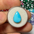 Turquesa do Arizona Doublet 15x11mm 04 - comprar online