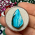 Crisocola Malaquita 21x13mm 03 - comprar online