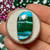 Crisocola Malaquita 22x12mm 06 - comprar online