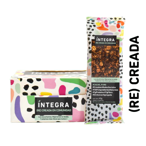 Barra Cacao y Chips de Chocolate x 44 g - INTEGRA