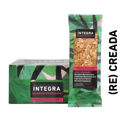 Barra Cajú y Arandanos x 44gr - INTEGRA