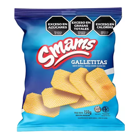 Galletitas sabor Vainilla sin TACC x 150 gr - SMAMS