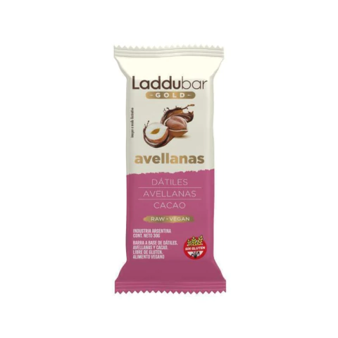 Barra de Avellanas Dátiles y Cacao x 30 gr Sin Tacc/Kosher - LADDUBAR