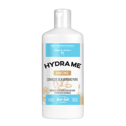 Hidratante Natural Bajo La Ducha c/Aceite de Almendras HYDRA ME "HUMECTANTE" x 235 ml - BEL LAB