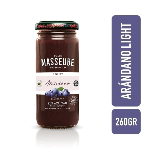 Dulce de Arándano Light x 260 gr - MASSEUBE