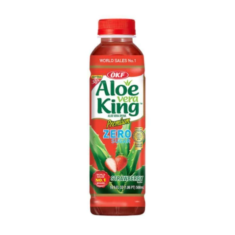 Bebida de Aloe Vera King sabor Zero Strawberry x 500 ml - OKF - comprar online