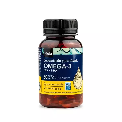 Omega-3 EPA + DHA x 60 capsulas - NATIER - comprar online