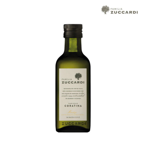 Aceite de Oliva Virgen Extra Varietal Coratina x 250ml - FAMILIA ZUCCARDI
