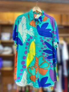 Camisa Viscose Paraíso (verde) - comprar online
