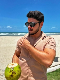 Camisa Linho Rosa Seco - comprar online