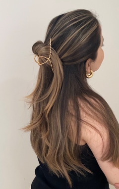 Piranha Jolie - Dourada - Chiquitê Acessórios - Acessórios de cabelo