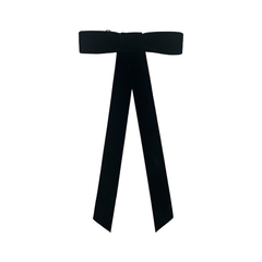 Laço Beatrice - Preto Velvet