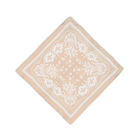 Lenço Paisley - Nude - comprar online