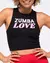 Zumba Love High Neck Mid Crop Tank - comprar online