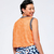 Victory Crop Loose Tank With Crossover Neck en internet