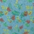 TECIDO DE MALHA VISCOLYCRA PRINT SOFT FOLHAS AZUL