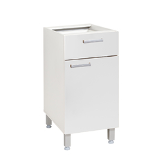 BAJO MESADA 1 CAJON 1 PUERTA 40 CM BLANCO EDGE