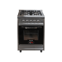 COCINA USMAN IRINA ACERO 4 HORNALLAS 55 CM