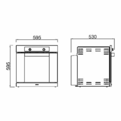 HORNO ELECTRICO LONGVIE HE1900XF CON CONVECCION - comprar online