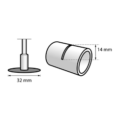 Imagen de DISCO DE CORTE 32MM DREMEL DR540