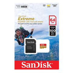 TARJETA DE MEMORIA SANDISK 64 GB 4K