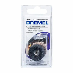 DISCOS DE PULIR ABRASIVOS 180 Y 280 GR DREMEL 511E ENCASTRE EZ