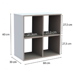 CUBO ORGANIZADOR 4 ESPACIOS - Casa Zeila