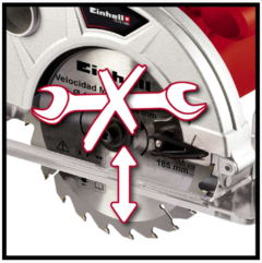 SIERRA CIRCULAR EINHELL 7" 1/4 1300W TC-CS en internet